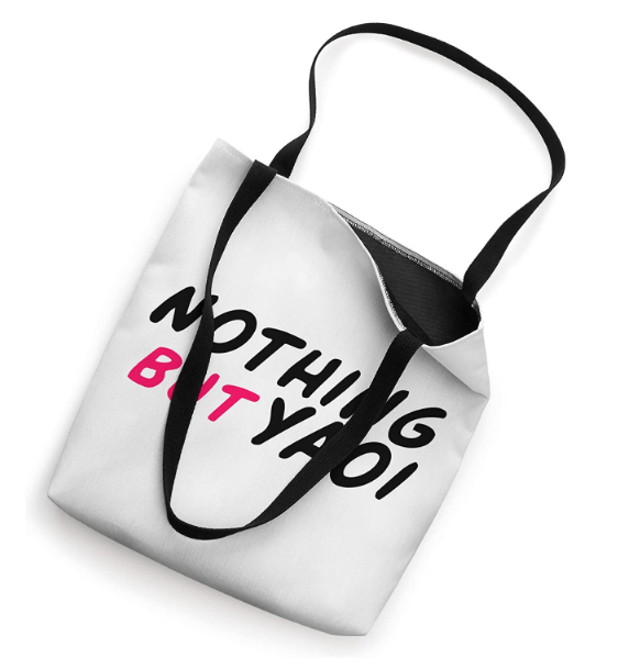 nothing but yaoi tote bag