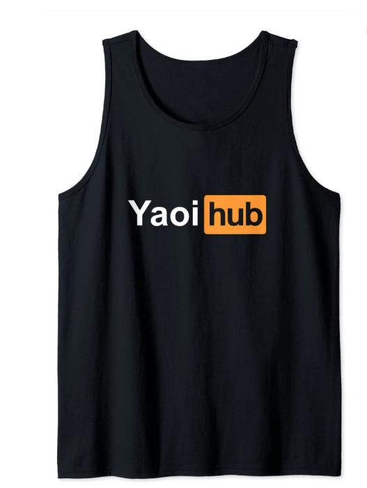 black Yaoi Hub Tank Top